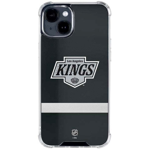 NHL Los Angeles Kings Jersey iPhone 15 Clear Case
